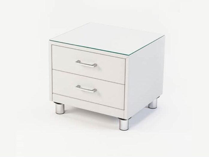 שידה מרופדת 2 מגירות